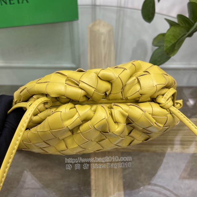 Bottega veneta高端女包 98061 寶緹嘉升級版小號編織雲朵包 BV經典款純手工編織羔羊皮女包  gxz1161